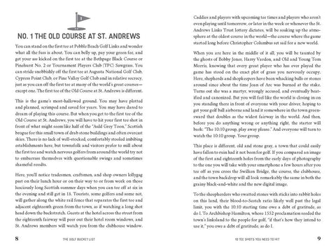 Golf Bucket List by Jeffrey Thoreson