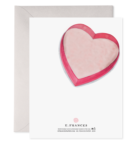 Chocolate Striptease | Valentine's Day Greeting Card