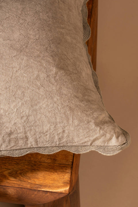 Scalloped Edge Pillow