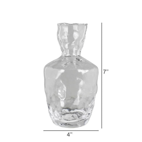Organic Vase with Tall Neck