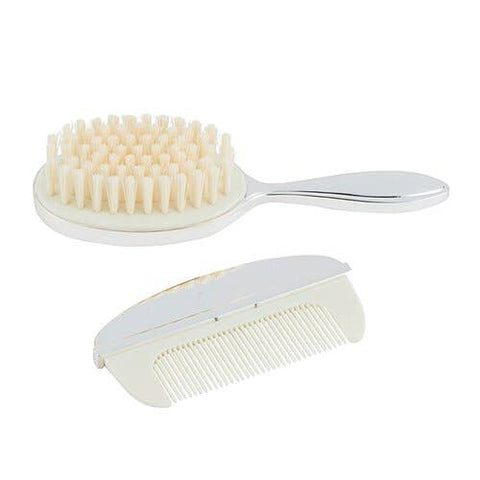 Silver Brush & Comb Set
