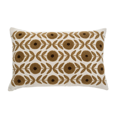 Blossom Embroidered Pillow