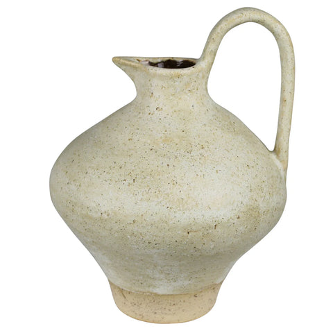 Ceramic Umbria Pitcher with Tall Handle
