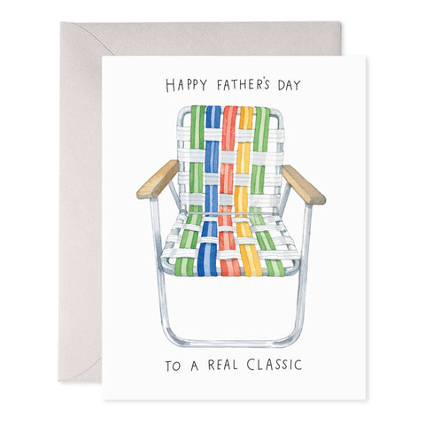 Lawn Chair Dad Father’s Day Greeting Card