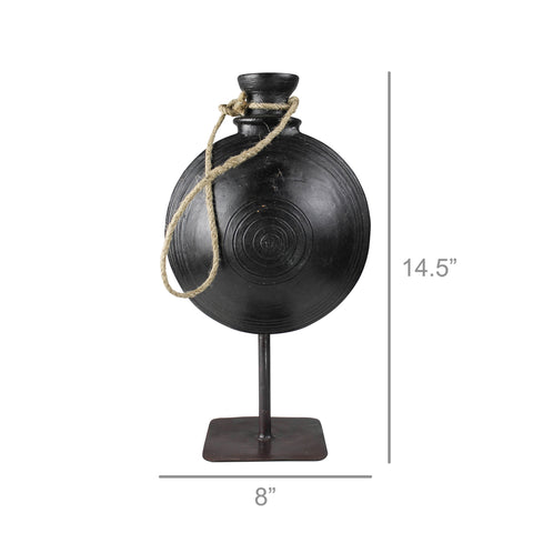 Bola Clay Pot on Stand