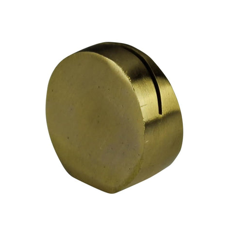 Round Brass Placecard Holder