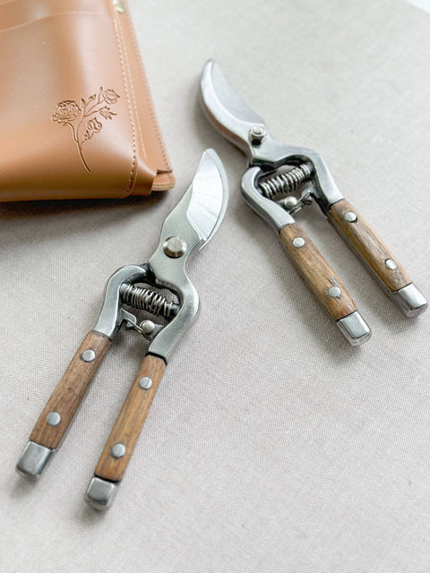 Wood Handle Garden Shears