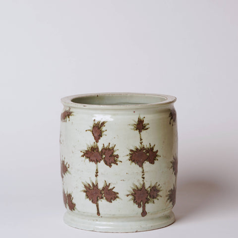 Copper Glazed Porcelain Cachepot