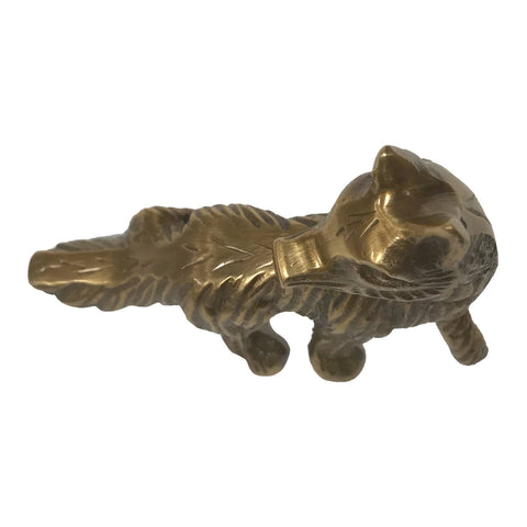 Antiqued Brass Fox
