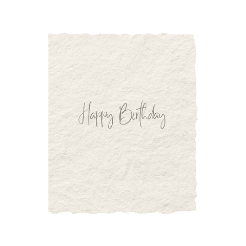 Happy Birthday Greeting Card