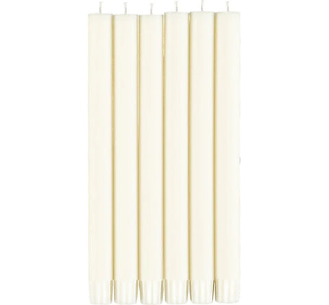 British Color Standard Dinner Candles - 6 Pack