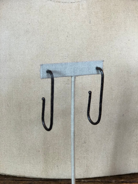 Gunmetal Hooks Earrings