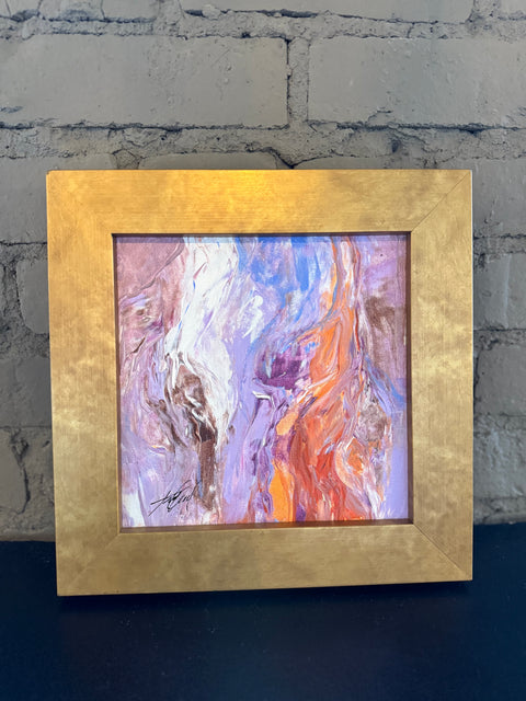 Abstract in Gold Frame