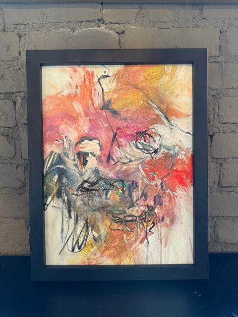 Colorful Abstract in Black Frame