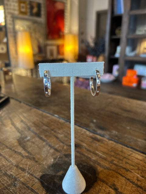 Cubic Zirconia Hoops
