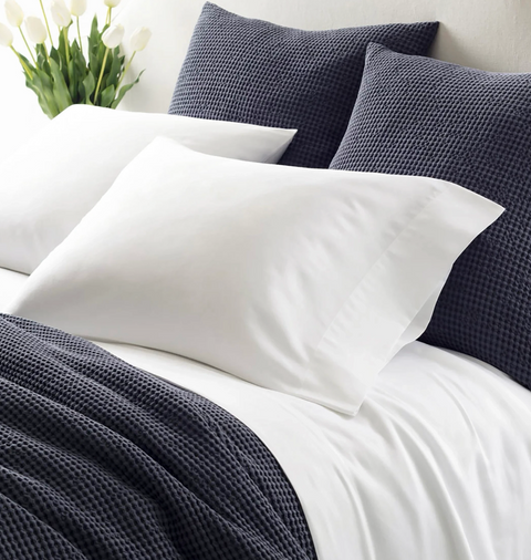 Sateen White Sheet Set