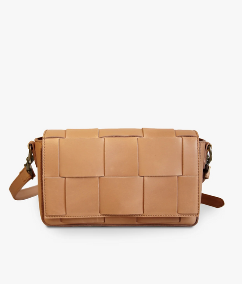 Mini Flap Woven Crossbody