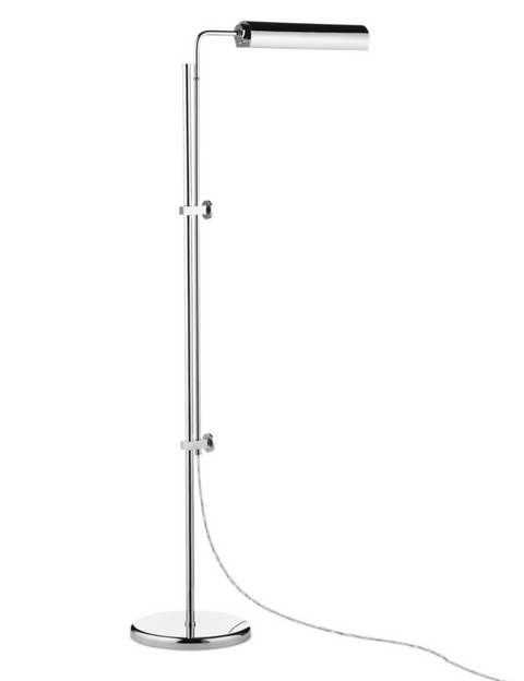 Satire Nickel Floor Lamp