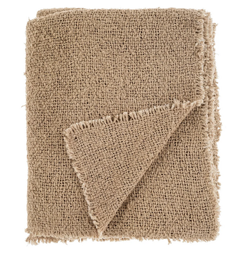 Sable Fringe Bed Blanket