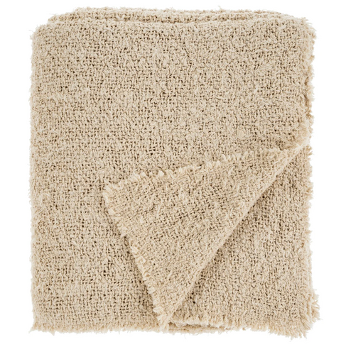 Sable Fringe Bed Blanket