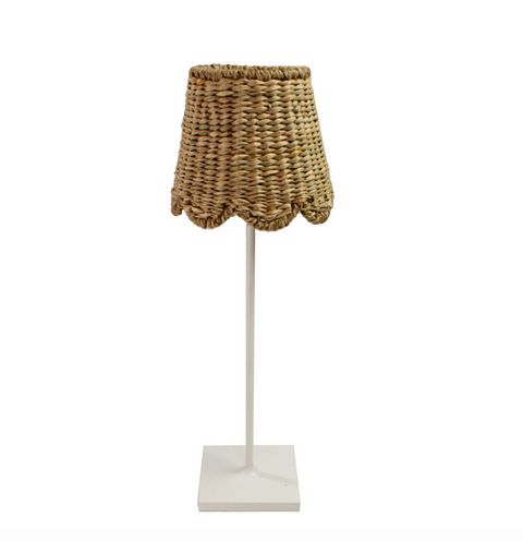 Small Scalloped Seagrass Lampshade