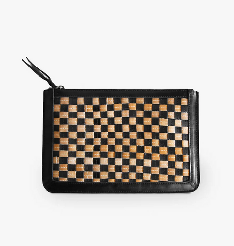Nesmia Basketweave Clutch