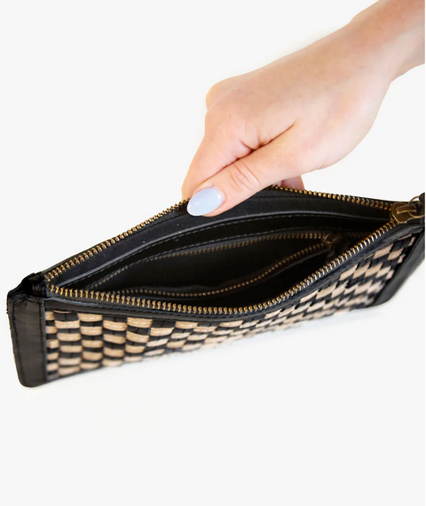 Nesmia Basketweave Clutch