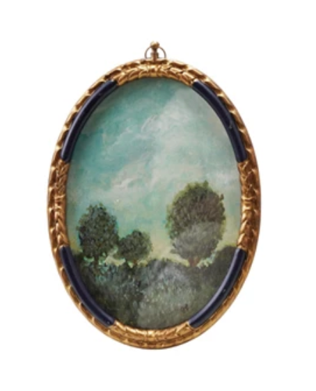 Pewter and Glass Photo Frame