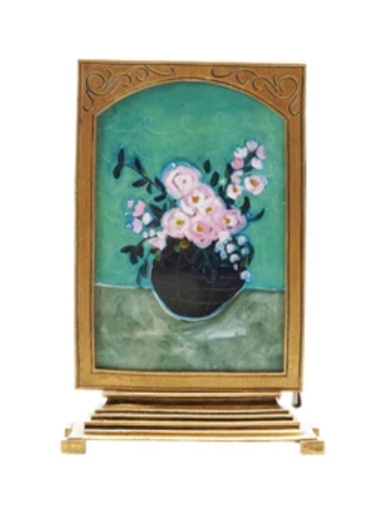 Pewter and Glass Photo Frame