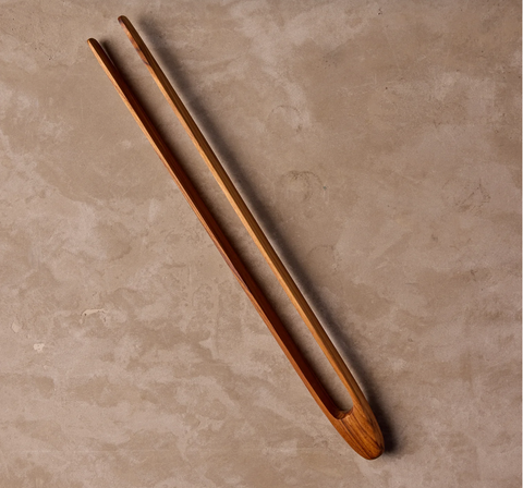 Teak Tongs