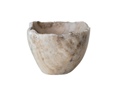 Natural Onyx Bowl with Raw Edge