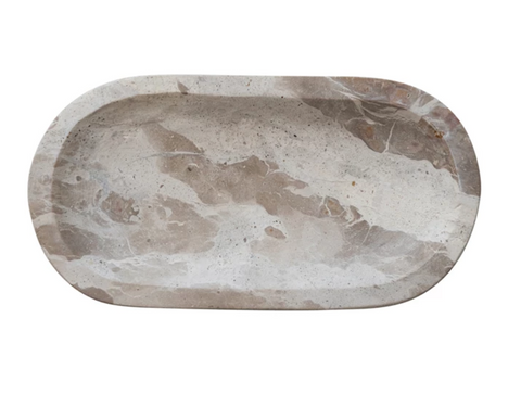 Buff Marble Dish
