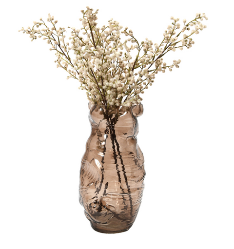 Organic Shaped Blown Glass Vase