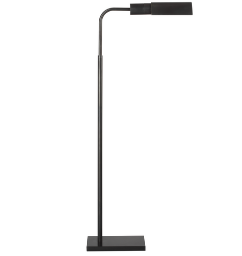 Studio Adjustable Cordless Pharmacy Floor Lamp in Bronze