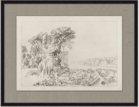Grecian Ruins Sketch