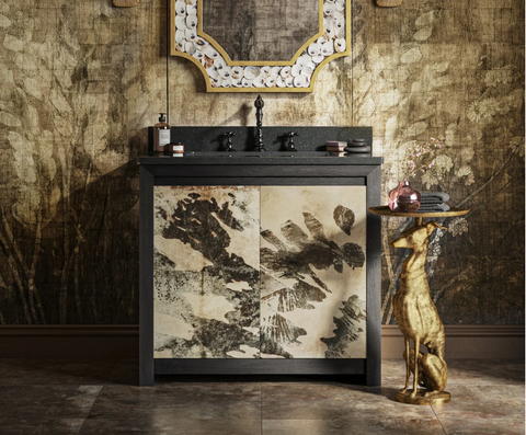 Ballyreagan Brass Accent Table