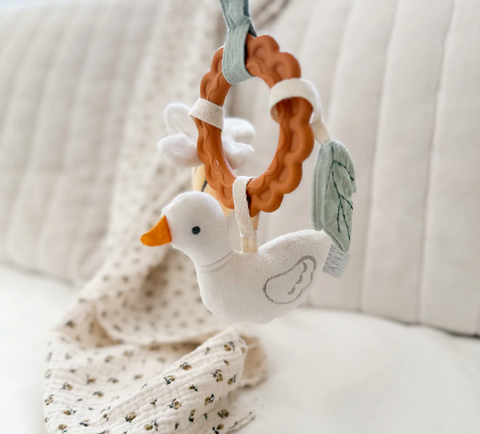 Goose and Friends Teething Ring