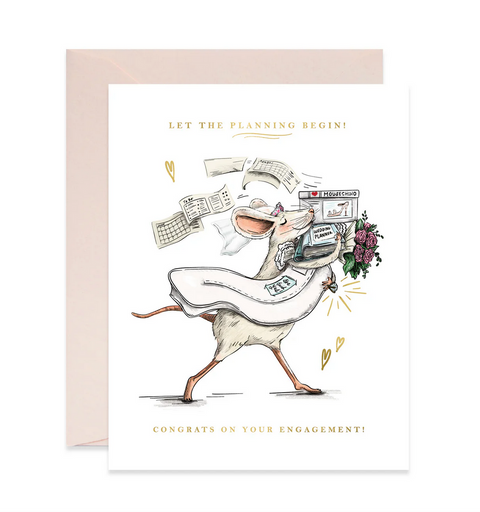 Wedding Planning Mouse Card
