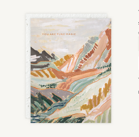 Pure Magic Birthday Card