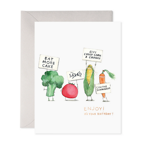 Veggie Strike - Birthday Card
