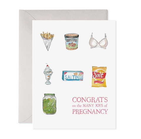 Preggie Snacks - Baby Card