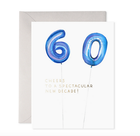 Helium Balloon- Birthday Card