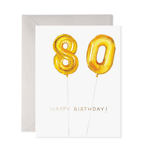 Helium Balloon- Birthday Card