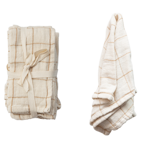 Two-Sided Cotton Double Cloth Napkins