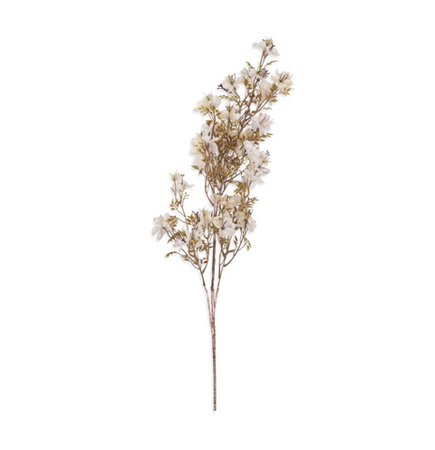 Artificial Prunus Blossom - Cream