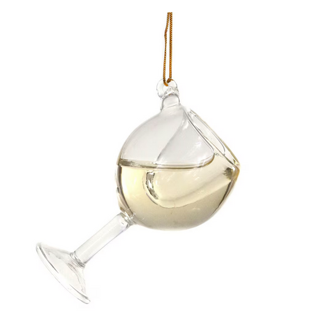 Glass Of Wine Ornament