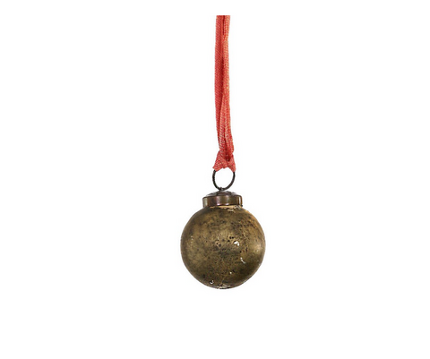 Burnished Metallic Ornament