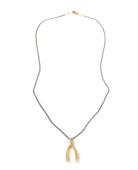 Wishbone Drop Necklace