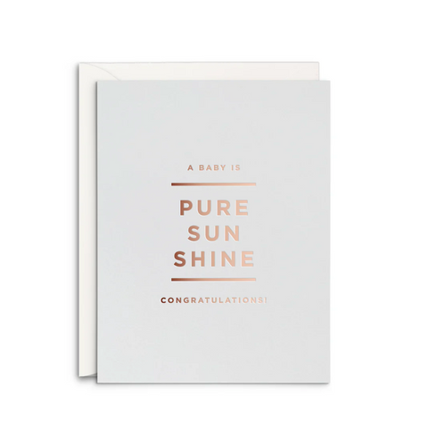 Sunshine Baby Card