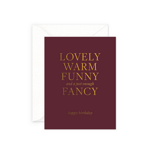 Lovely Birthday Card